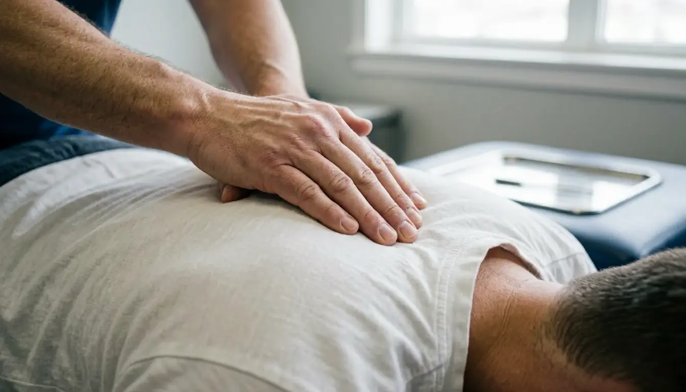 Adjustment in Chiropractor: Adjustment is a precise manual procedure performed by a chiropractor to restore—visual guide