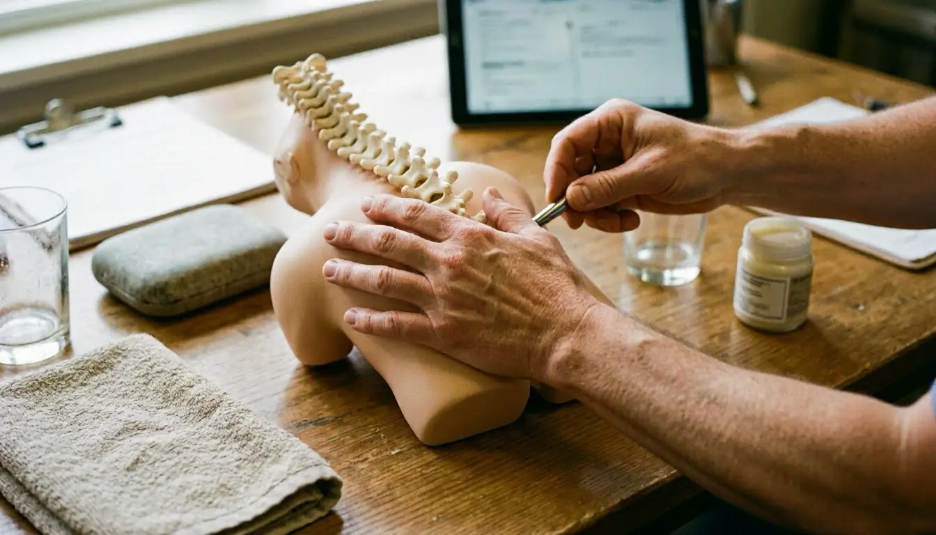 Back Pain in Chiropractor: Back Pain is discomfort, ache, Or sharp sensations felt anywhere along the—visual guide