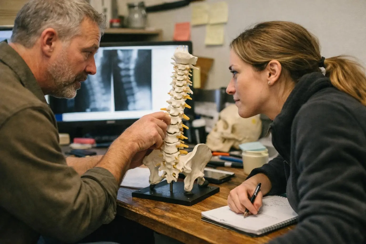 Cervical Spine in Chiropractor: Cervical Spine is the uppermost section of the human spine, consisting of—visual guide