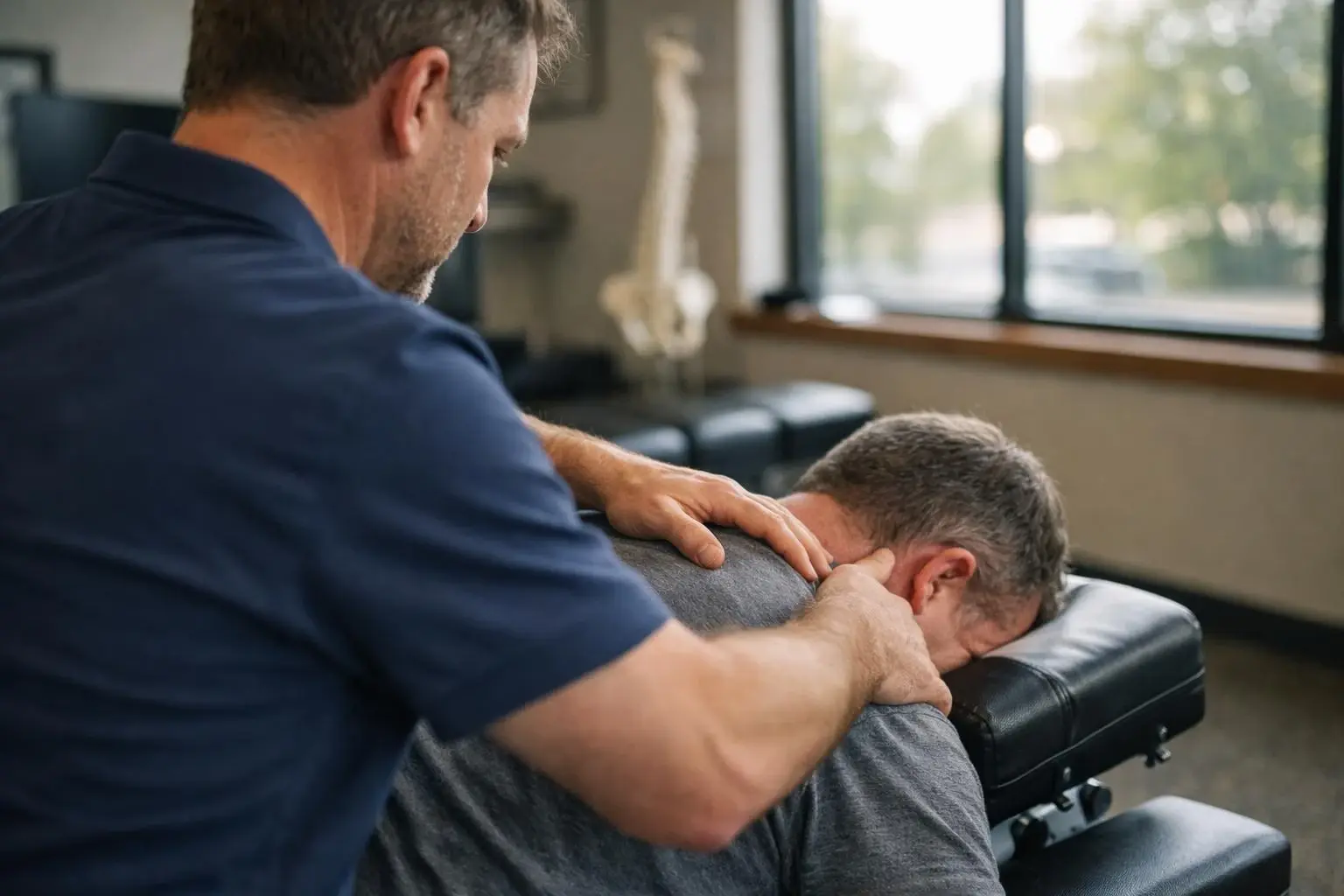 How Chiropractic Adjustment applies to Chiropractor services in Duluth, United States—practical illustration