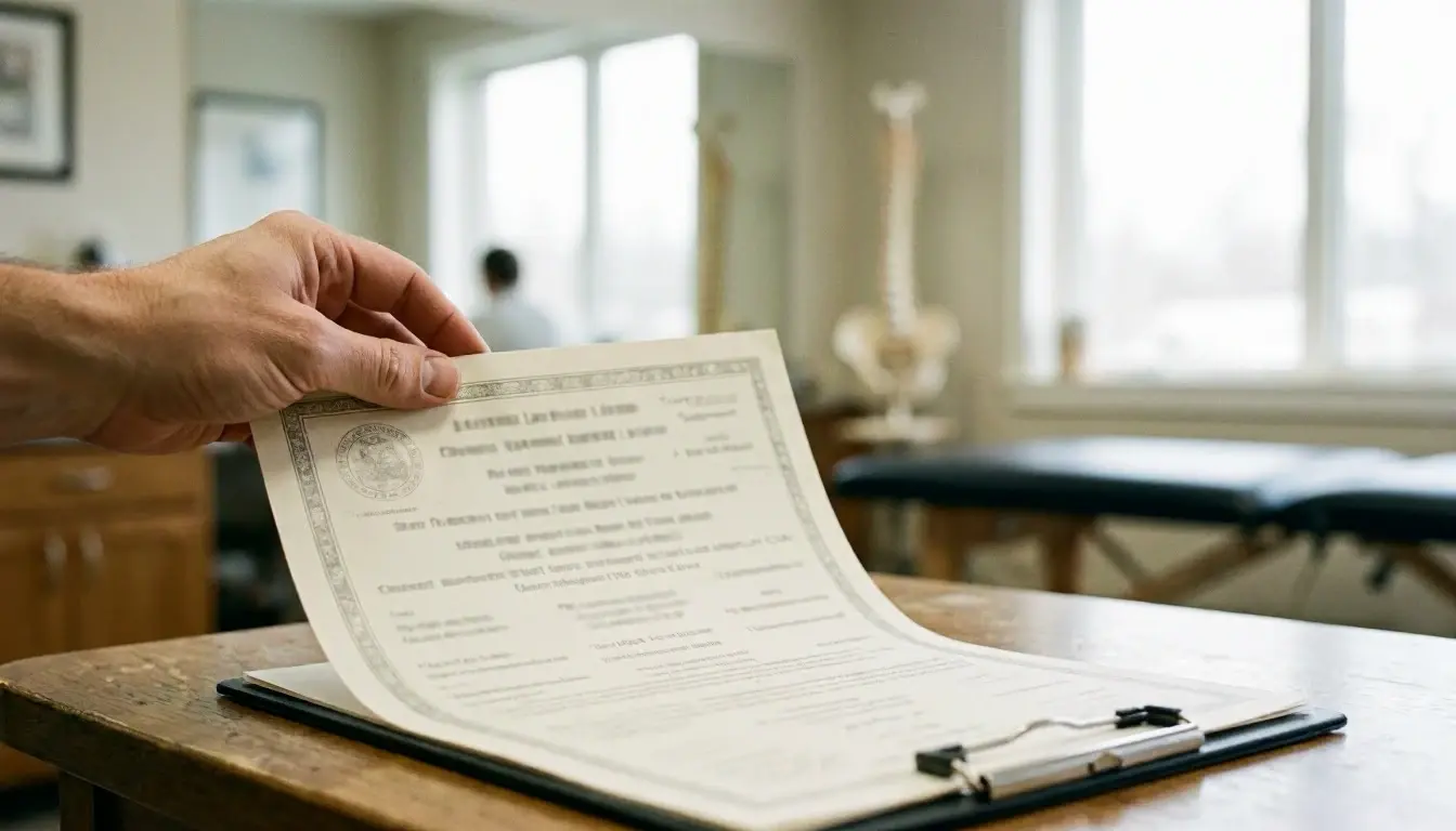 Chiropractic License in Chiropractor: Chiropractic License is an official state-issued credential that permits a practitio...