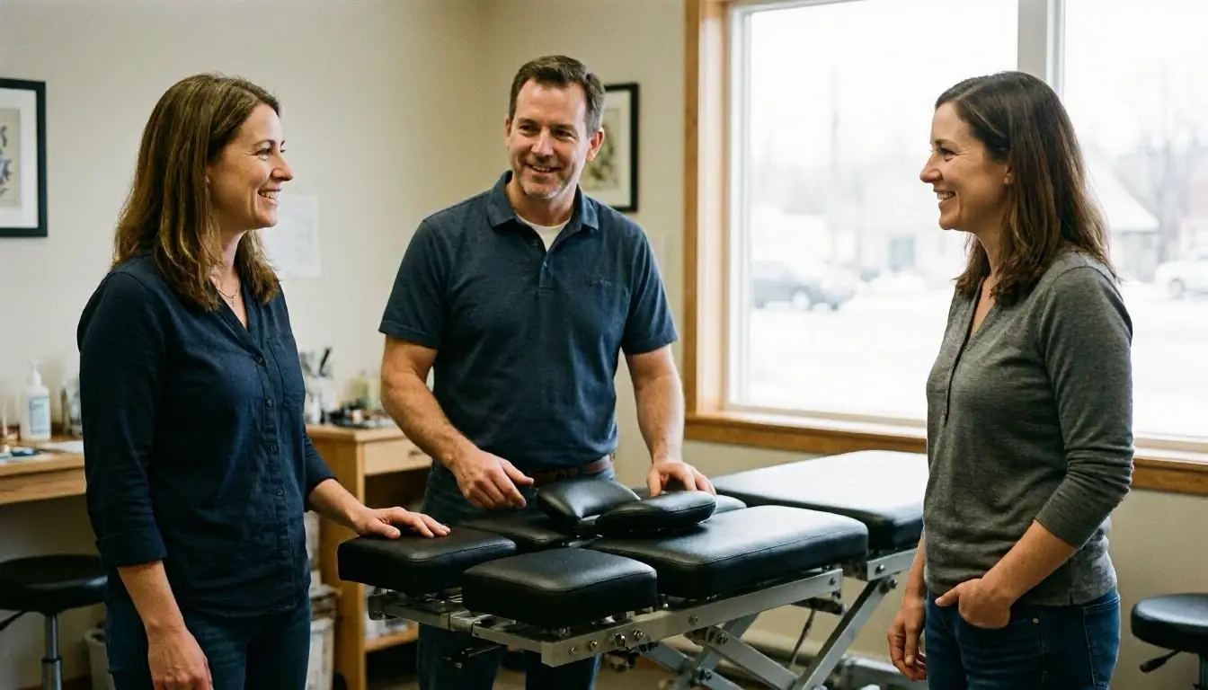 Thompson Technique in Chiropractor: Thompson Technique is a chiropractic method that uses a specialized drop-table to—visu...